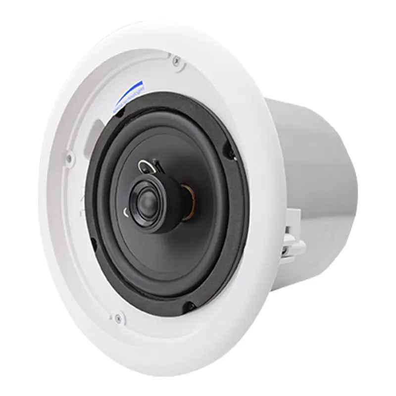 Speco Sp6Nxctul Nexus Ul-Rated 6.5" Commercial Back-Can Speaker – 60W, 70V, White Metal Enclosure 1