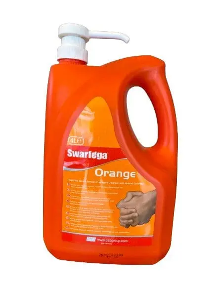 Swarfega Orange Heavy-Duty Hand Cleaner With Dispensing Pump 1