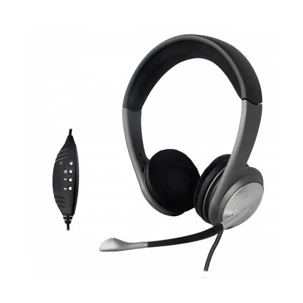 Syba Cl-Cm-5008-U Usb Stereo Headphone – Integrated Microphone, Plug-And-Play Design 1