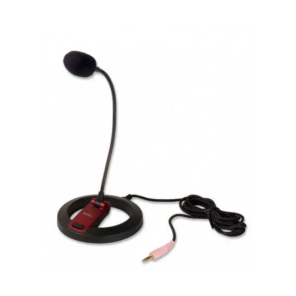 Syba Goose Neck Desktop Microphone – Adjustable Boom Arm, Integrated Mute Button, Usb Plug-And-Play 1