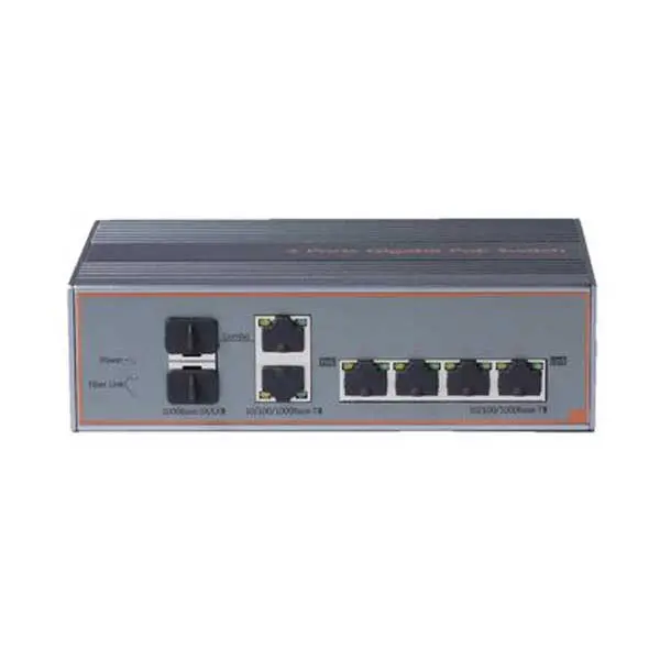 Syncom Ka-Gh6P Industrial Gigabit Poe++ Switch – 4-Port, 60W 1