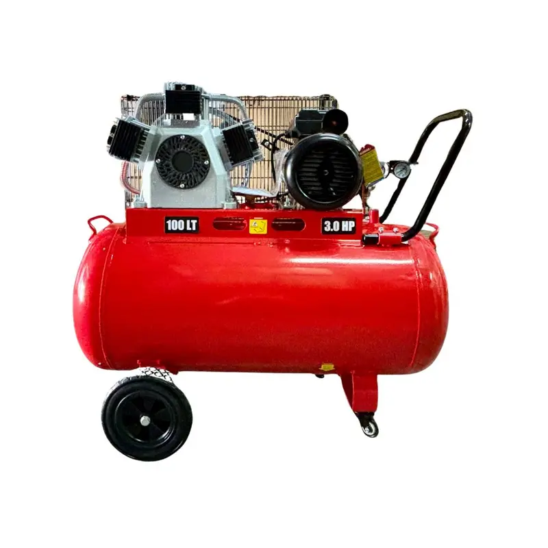 Tiger Belt-Drive Oil-Free Air Compressor – 3 Hp, 100L Vertical Tank (Export Model Bwl70-100) 1