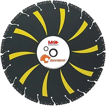 Tiger Tooth 7-Inch Diamond Blade For Fast, Aggressive Cutting 1