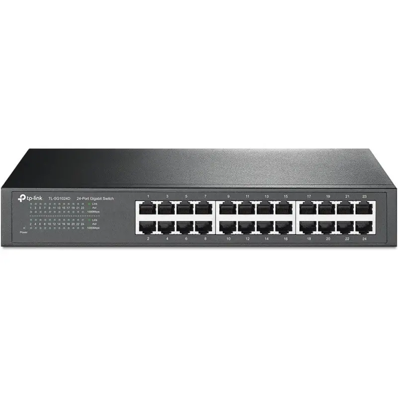 Tp-Link Tl-Sg1024D 24-Port Gigabit Switch – Desktop Or Rackmount Managed-Free Design 1