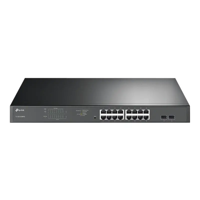 Tp-Link Tl-Sg1218Mpe 16-Port Gigabit Poe+ Smart Switch With Easy Management 1