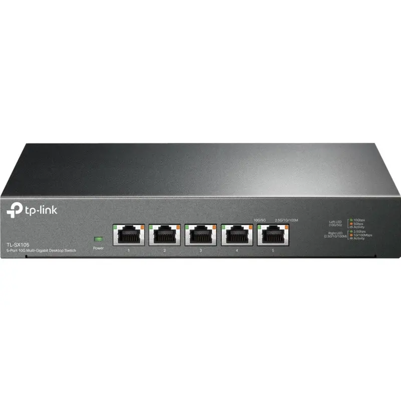 Tp-Link Tl-Sx105 5-Port Desktop 10-Gigabit Ethernet Switch 1