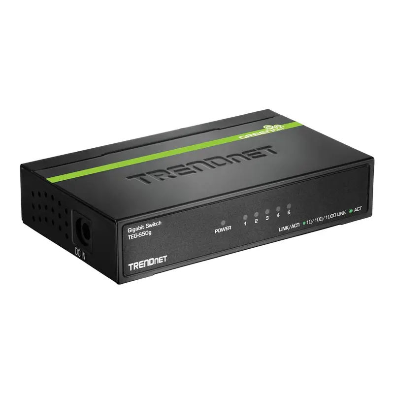 Trendnet Teg-S50G – 5-Port Rugged Metal Gigabit Greennet Switch 1