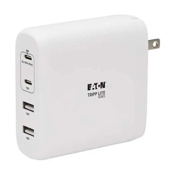 Tripp Lite 4-Port 100W Usb-C Pd Wall Charger With Compact Design (U280-W04-100C2G) 1