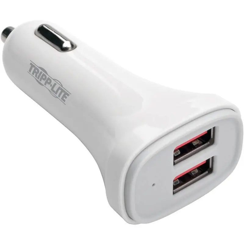 Tripp Lite U280-C02-S2 24W Dual-Usb Car Charger – 5V/4.8A For Phones And Tablets 1
