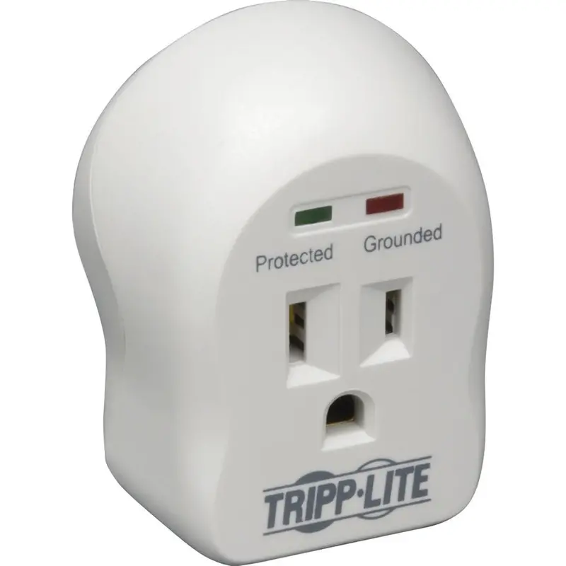 Tripp Lite Wall-Mount Surge Protector — 120V, Single Outlet, 600-Joule Rating 1