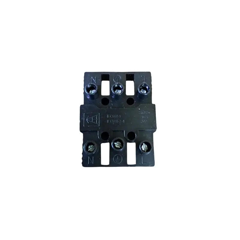 Ts Conn-Ts16A01 Black Upvc 16A Electrical Connector – Ip67-Rated, Screw-Terminal Type 1