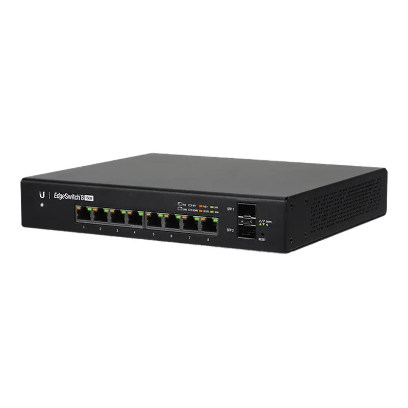 Ubiquiti Edgeswitch Es-8-150W — 8-Port Managed Poe+ Gigabit Switch With Sfp Slot 1