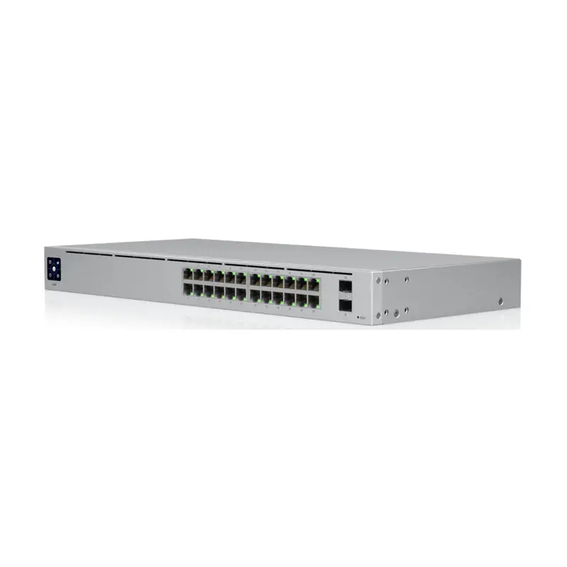 Ubiquiti Unifi Us-24 24-Port Gigabit Managed Switch With Dual Sfp Uplinks And Rackmount Design 1