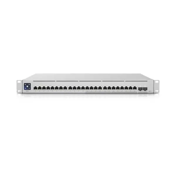 Ubiquiti Usw-Enterprise-24-Poe 24-Port Gigabit L3 Switch With 400W Poe+ And Dual 10G Sfp+ Uplinks 1