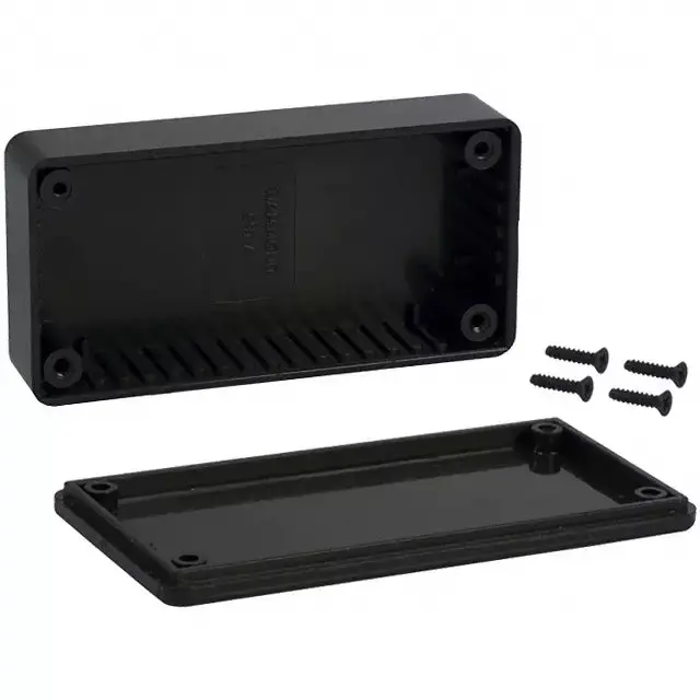 Ultra-Compact Black Plastic Enclosure (3.9" × 2.0" × 0.8") 1