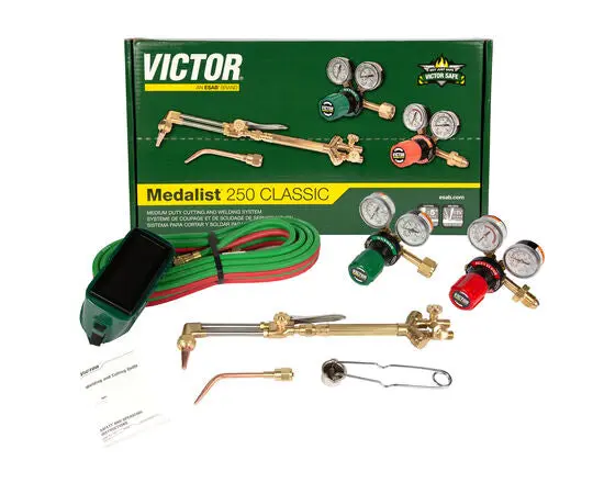Victor Medalist 250 Acetylene Outfit With Md Regulators (540/300 Psi) – 0384-2581 1
