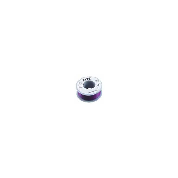 Violet 24 Awg Stranded Tinned Copper Hook-Up Wire – 300V, 25 Ft Roll 1
