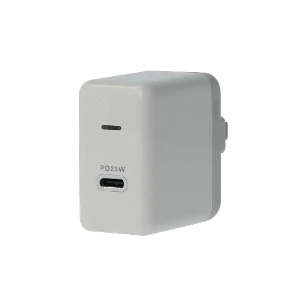 Visiontek 20W Usb-C Power Delivery Wall Charger – Compact Foldable Design (901418) 1