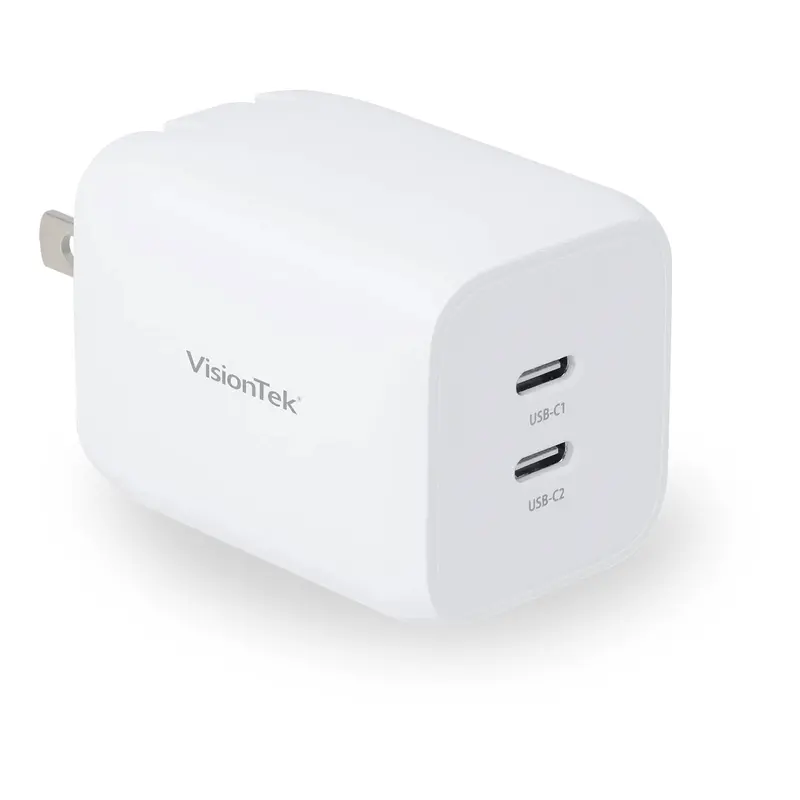 Visiontek 901535 45W Dual-Port Usb-C Gan Ii Power Adapter 1