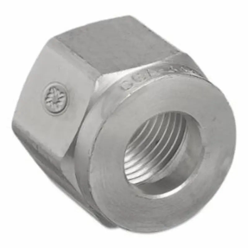 Western Brass .830"-14 Ngo Lh Female Nut For Non-Corrosive Gases (Cga-330 To Cga-334) 1