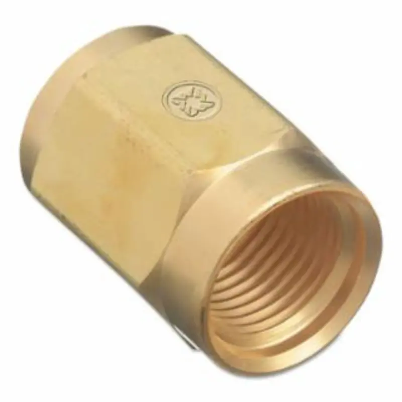 Western Brass .830"-14 Ngo Rh Female Air Nut (Cga-347, Cga-347-2) 1