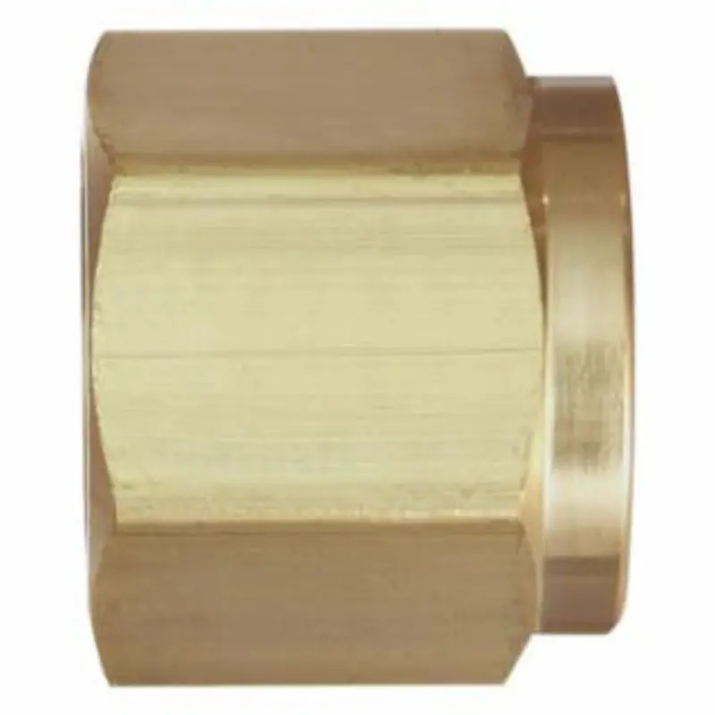 Western Brass .965"-14 Ngo Rh Female Nut (Cga-577, Cga-577-2) 1