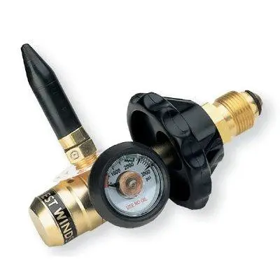 Western Hand-Tight Nut Assembly With Integrated Pressure Gauge – Model Rpb-6Hg 1