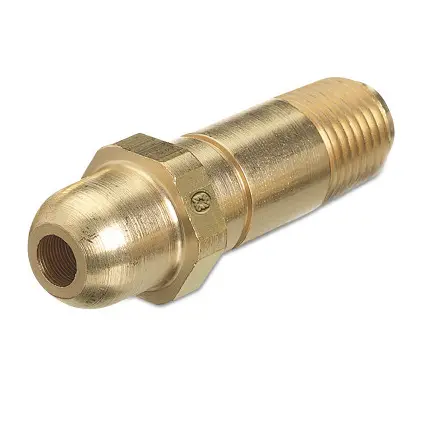 Western Stainless Steel Nipple For Oxygen Service – 1/4" Npt, 2.5", Cga-540 Certified (Ss-63) 1