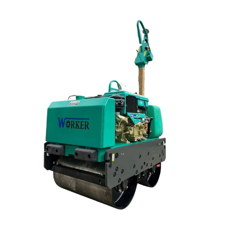 Worker Rd90N Walk-Behind Road Roller – 9Hp Water-Cooled Engine, Vibratory Compaction, 700Kg Weight 1