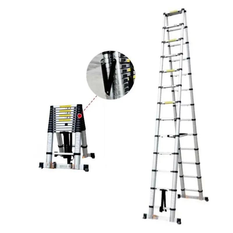 Xg L-Xg130A Double-Sided Telescoping Ladder – Adjustable & Space-Saving 1