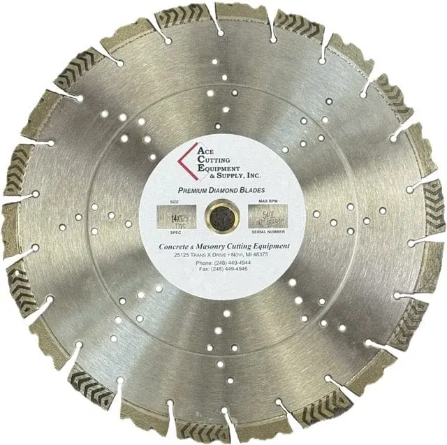 Xs-Turbo 14" High-Velocity Diamond Cutting Blade 1
