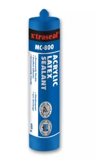 X'Traseal Mc-800 Acrylic Latex Sealant – White, Interior/Exterior Use, 480G 1