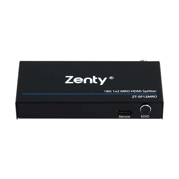 Zenty Zt-411 Hdmi Splitter: 1X2 Mro, 4K Hdr Support & Downscaling 1