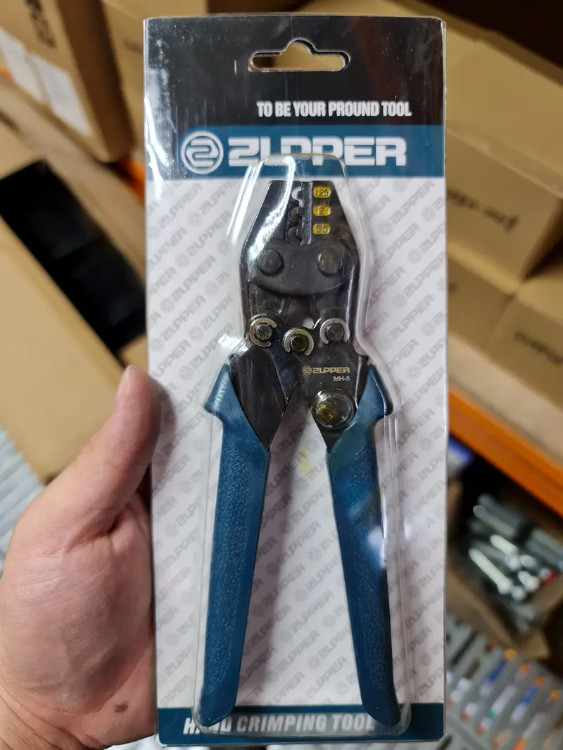 Zupper Mh5 Hand Crimping Tool For Wires 1.25–5.5Mm² 1