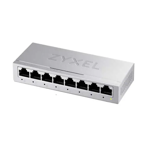 Zyxel Gs-108Bv5 8-Port Gigabit Unmanaged Desktop Switch – Plug-And-Play For Home & Small Office 1