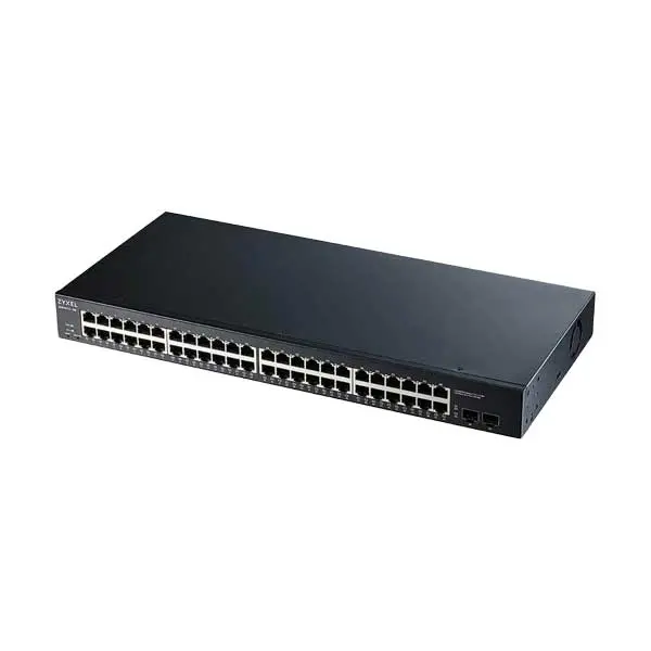 Zyxel Gs1900-48 48-Port Smart Managed Gigabit Switch – Includes 2X Sfp Uplinks, Optimized For Smb Networks 1