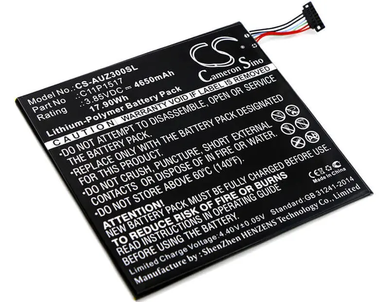 Asus Zenpad 10 Tablet Battery – 3.85V Li-Polymer, 4650Mah, 17.90Wh (0B200-01580200, Z0310M, Z300M) 1