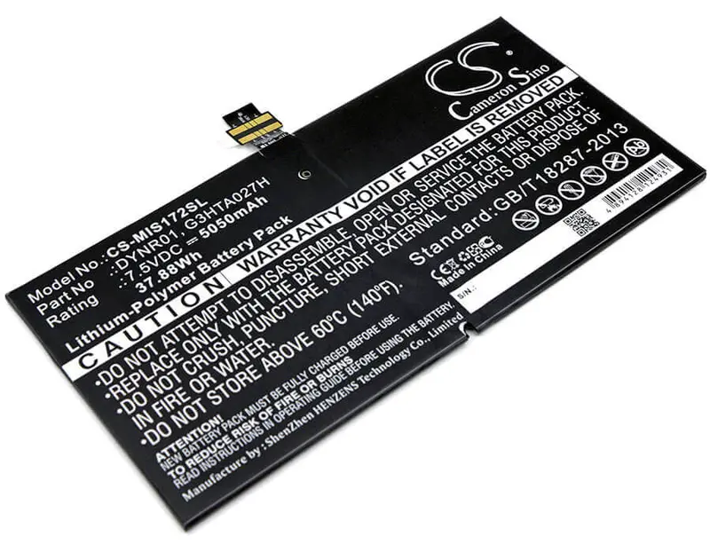 Microsoft Surface Pro 4 Tablet Battery – 7.5V 5050Mah Li-Polymer Pack (37.88Wh) 1